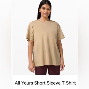 All Yours Short Sleeve T-Shirt size 16 in trench